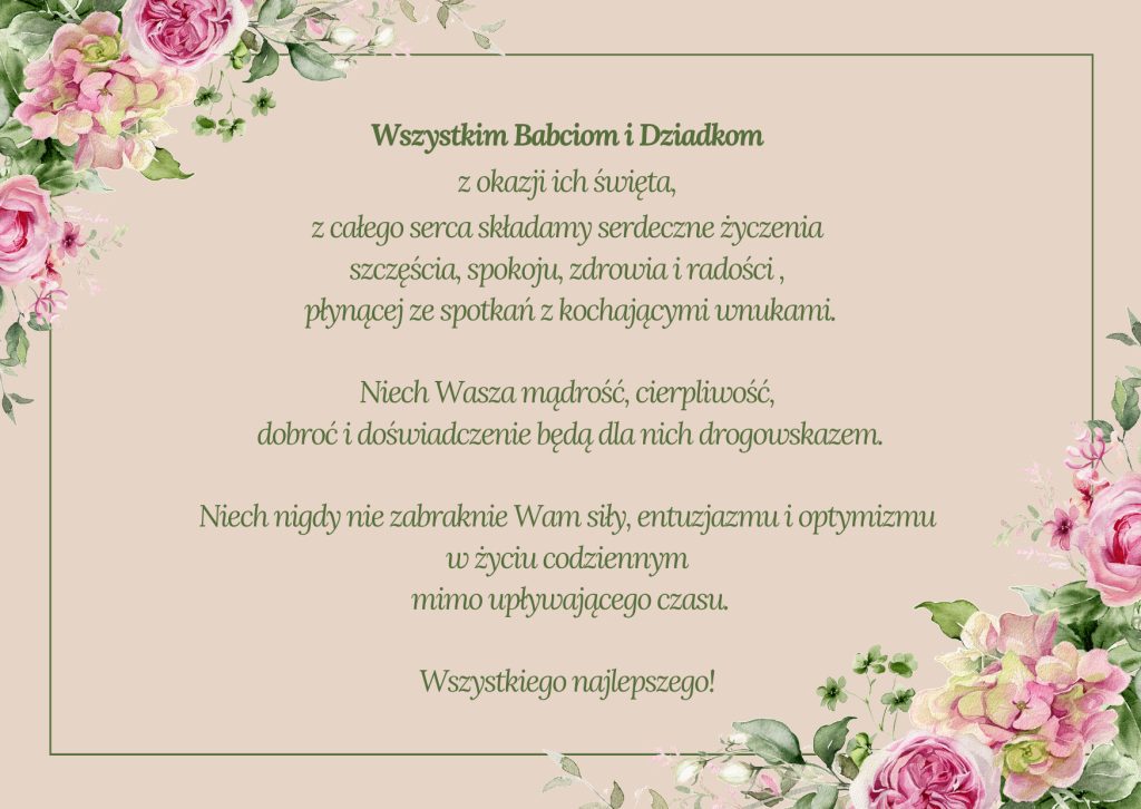Dom seniora Dębowe Wzgórze - Dzień Babci i Dziadka